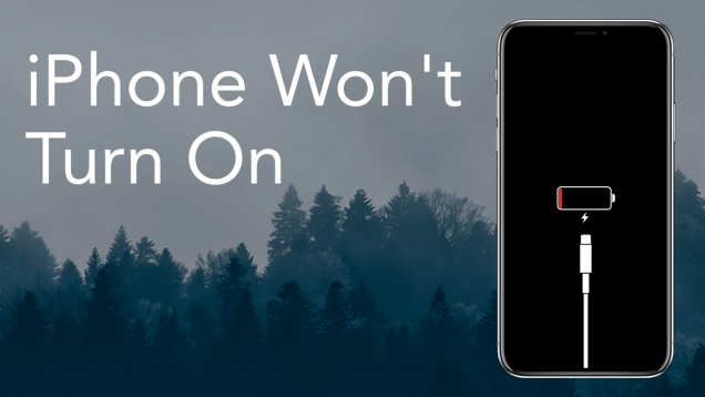 iPhone won’t turn on or Charge