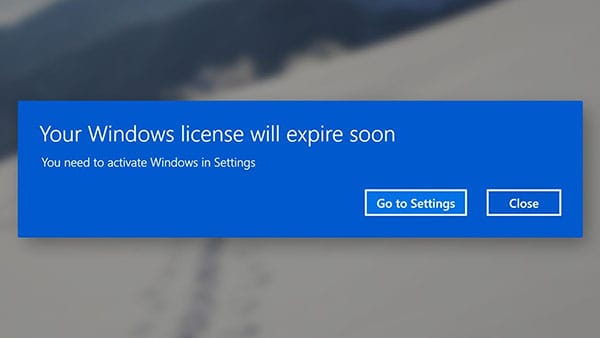 Fix Your Windows License Will Expire Soon Error