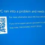 INACCESSIBLE_BOOT_DEVICE
